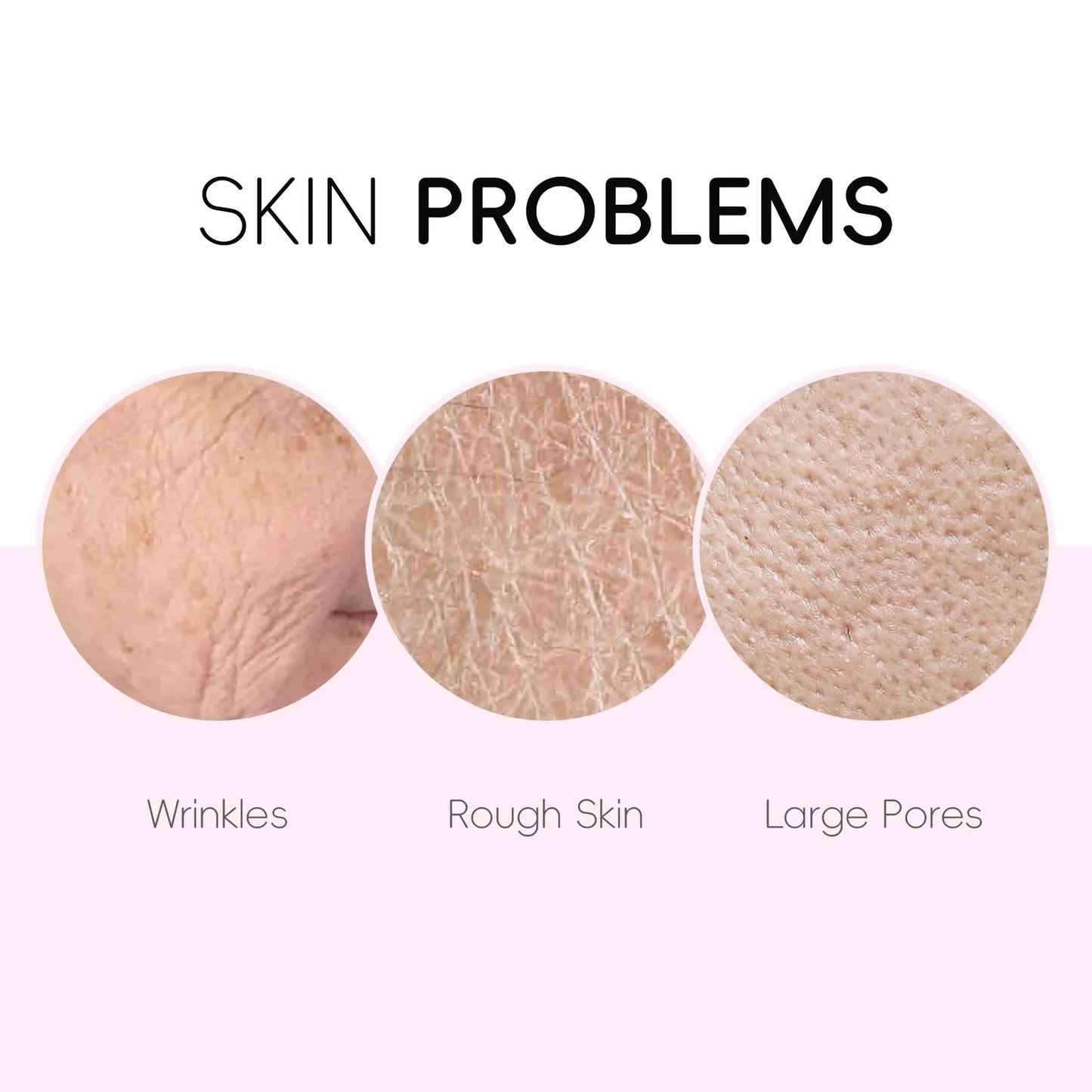 Set de 4 piezas para el cuidado facial: Limpiador, crema Sakura Essence, crema hidratante para ojos, suero facial para mejorar la aspereza y la sequedad de la piel.