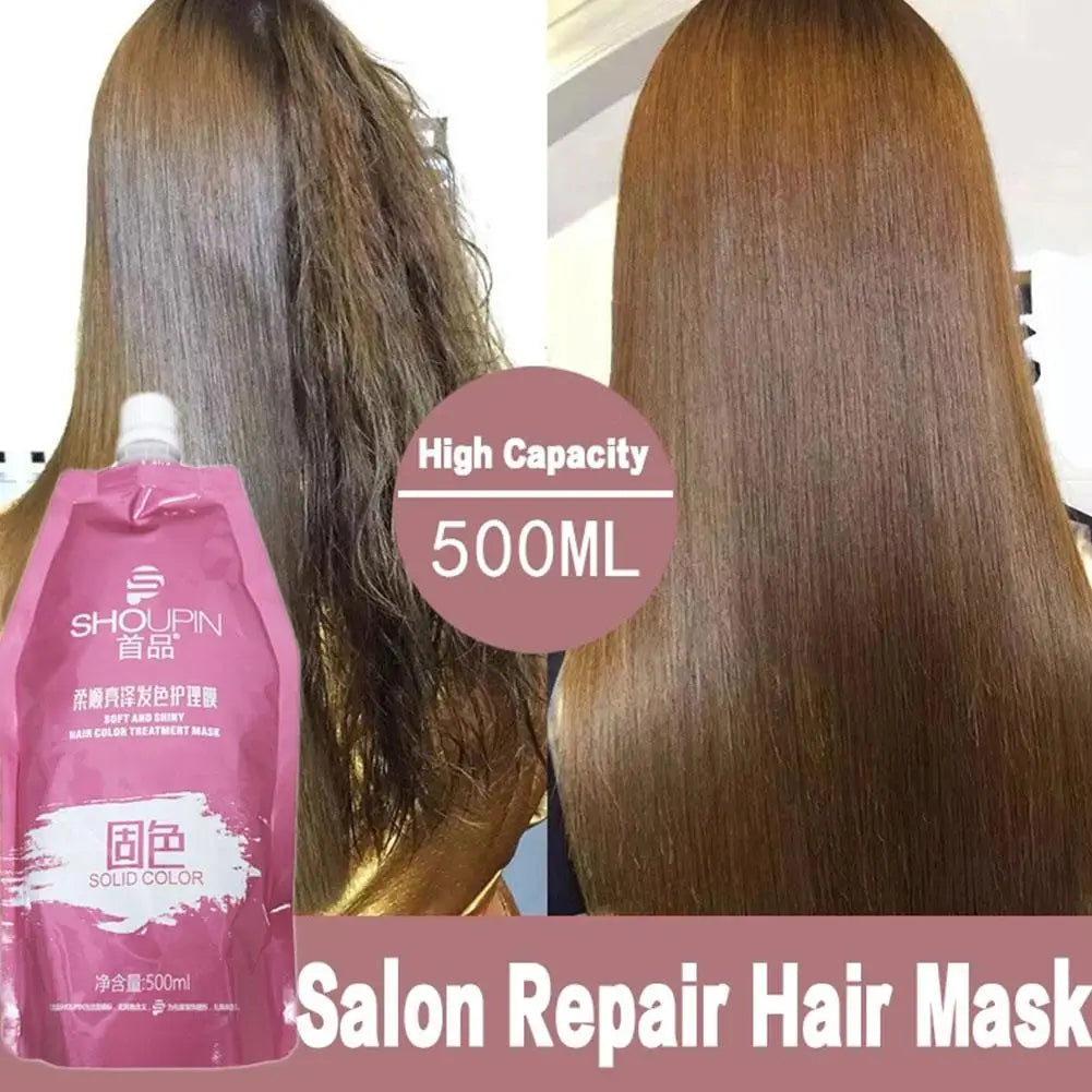 Mascarilla capilar mágica de queratina para cabello maltratado. 5 segundos. Repara el cabello dañado y encrespado. Suaviza, nutre y alisa. Cuidado capilar.