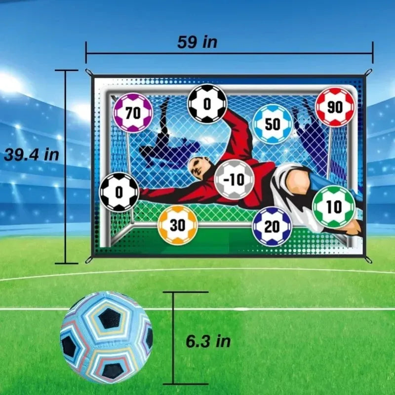 Juego de tapete de fútbol para exteriores e interiores, juguetes de fútbol multijugador para entrenamiento de fútbol, regalos para niños, juegos de fútbol competitivos multijugador