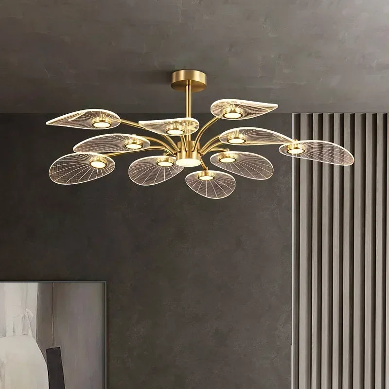 Lámpara de techo LED moderna para sala de estar, decoración de interiores, estudio, dormitorio, iluminación colgante, comedor, cocina, lámpara de araña