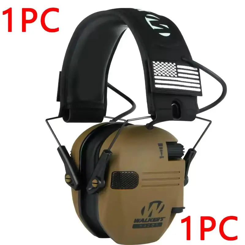 Los protectores auditivos para caza y tiro al aire libre reducen activamente el ruido para proteger la audición y entrenan los auriculares tácticos para fortalecer la voz humana.