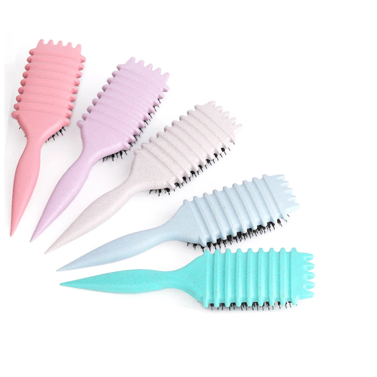 1 cepillo para peinar y dar forma a los rizos de hombres y mujeres, ideal para peinar y dar forma a los rizos, reduce los tirones.