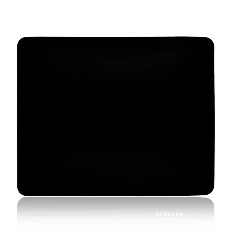 Alfombrilla de ratón para juegos de deportes electrónicos, universal, para ordenador de escritorio y portátil, sencilla y negra, de goma, pequeña, antideslizante.