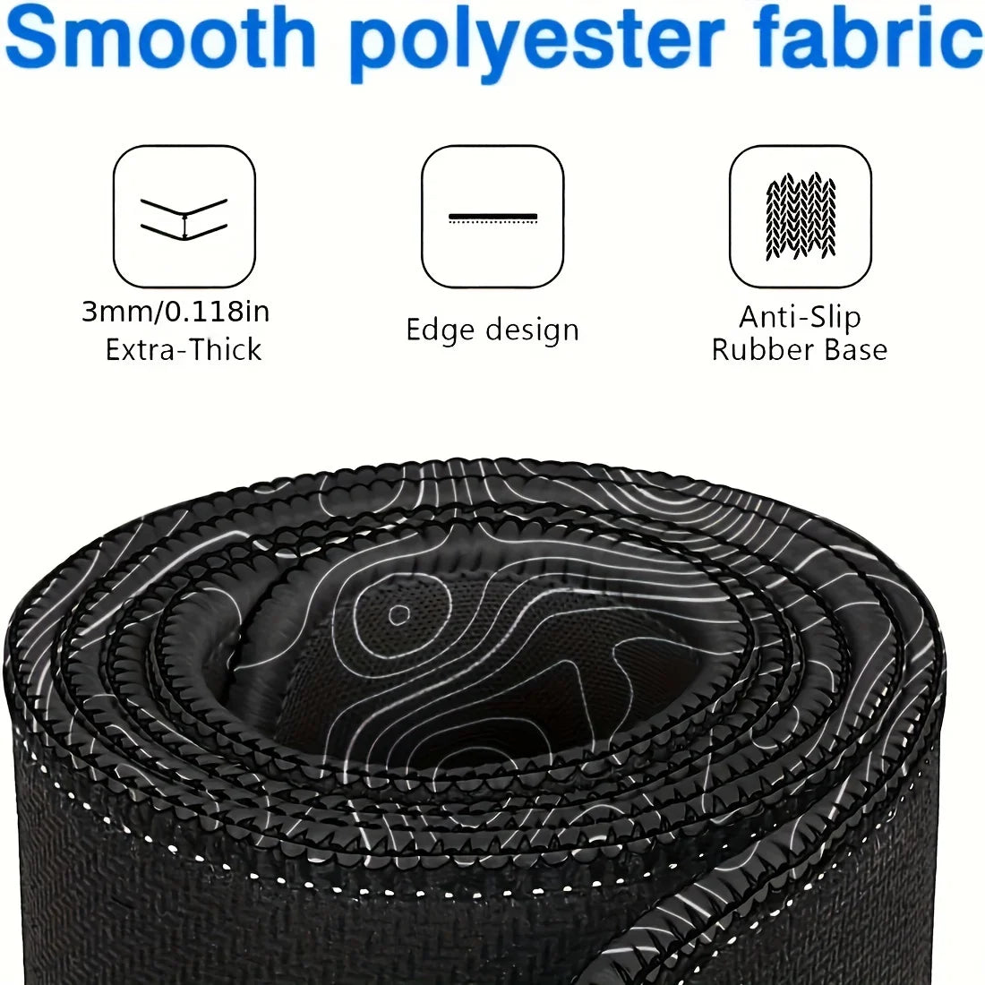 1 alfombrilla de ratón grande para escritorio, alfombrilla para juegos, alfombrilla con bordes cosidos y base de goma antideslizante, alfombrilla extendida.
