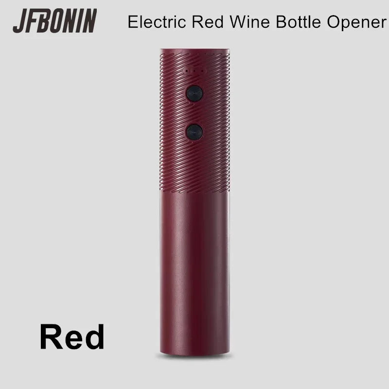 Abridor de botellas de vino eléctrico, automático, reutilizable, fácil de llevar, regalo para camareros, mujeres, hogar, cocina, fiesta, bar.
