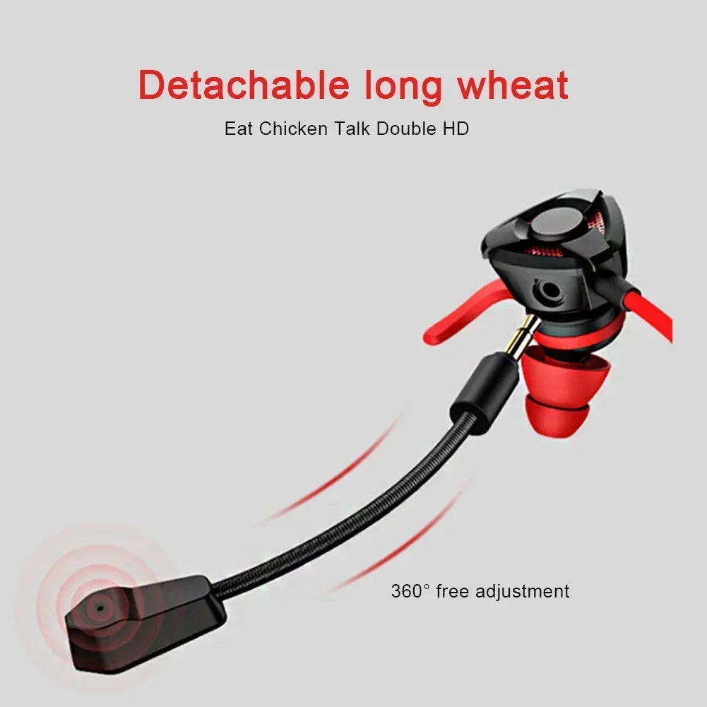 Auriculares para gamers con cable y micrófono para PUBG, PS4, CSGO, teléfono, tableta, portátil, universales.