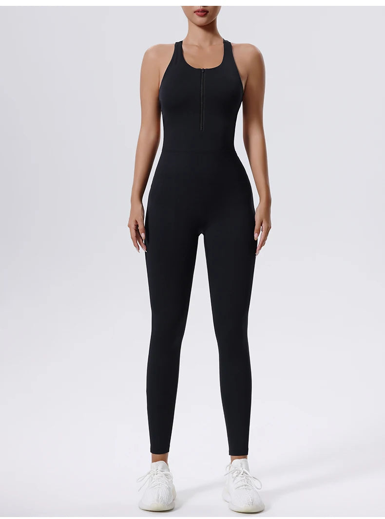 Conjunto de yoga, mono para mujer, para todas las estaciones, informal, deportivo, sin mangas, ajustado, ropa deportiva, todo en uno, mono, ropa para mujer
