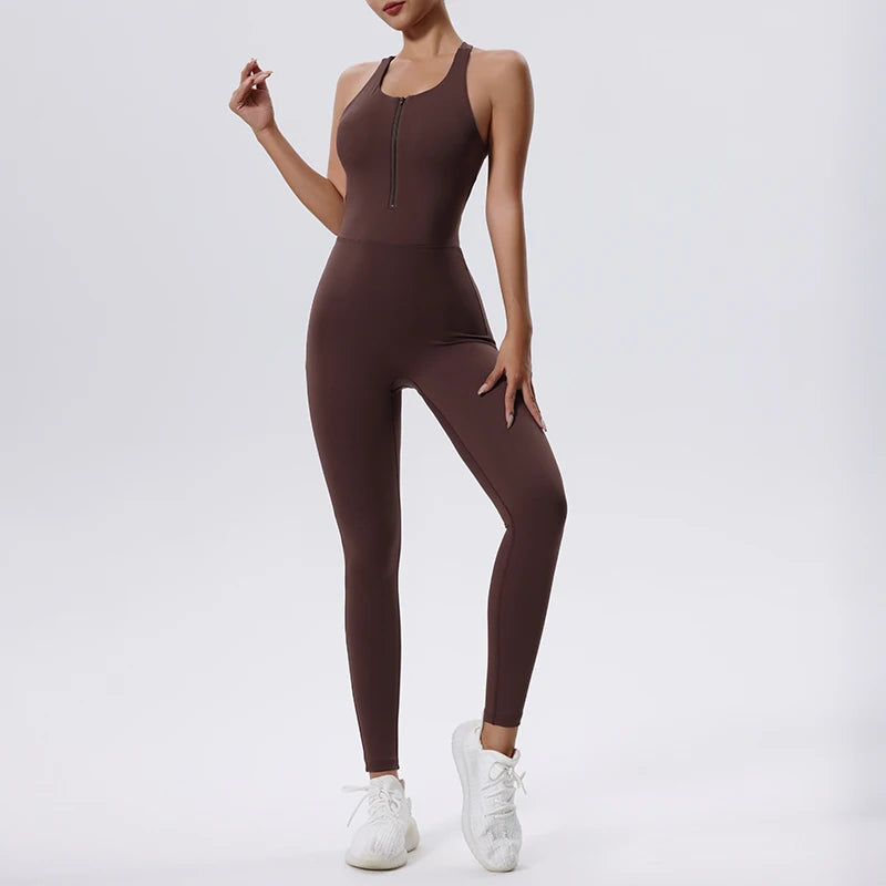 Conjunto de yoga, mono para mujer, para todas las estaciones, informal, deportivo, sin mangas, ajustado, ropa deportiva, todo en uno, mono, ropa para mujer