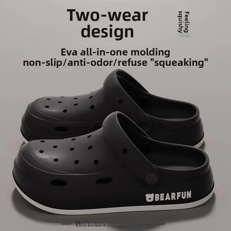 Zapatos de verano para mujer, antideslizantes, con dibujos animados, suela gruesa y suave de EVA, ¡oferta de temporada!