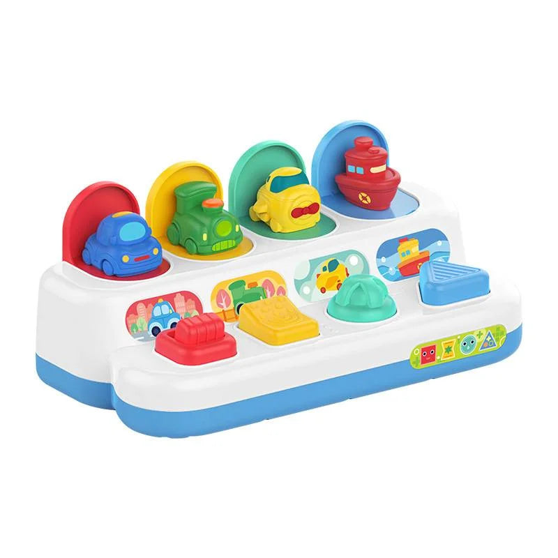 Juguete sensorial interactivo para bebés, juguete de causa y efecto, juegos de desarrollo para bebés, juguetes educativos Montessori de aprendizaje.