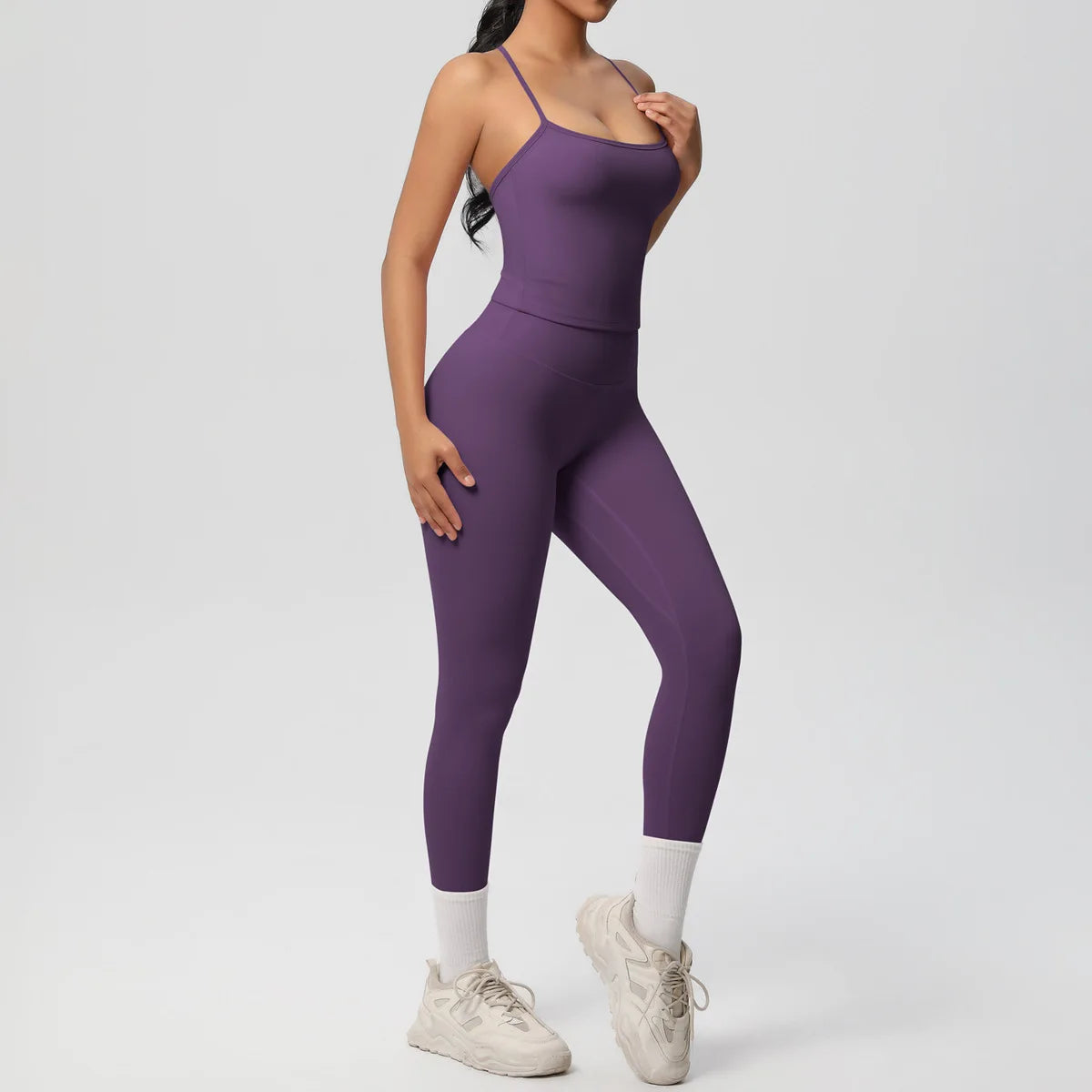 Conjunto de Ropa de Yoga para Mujer, Traje Deportivo, Ropa de Entrenamiento, Chaleco Deportivo sin Mangas, Conjunto de Gimnasio, Mono de Entrenamiento, Ropa Interior Deportiva, Ropa Deportiva