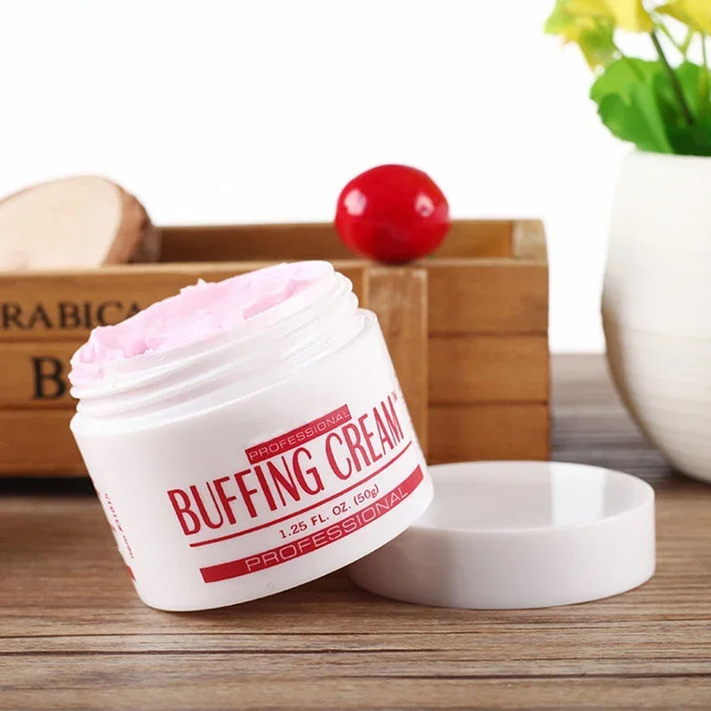 Crema para pulir uñas 1.25 oz (50 g) Aplicar sobre la uña y pulir para obtener un acabado brillante y lustroso, Crema para el cuidado de las uñas