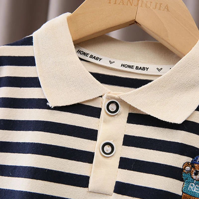 Conjuntos de ropa de dibujos animados para niños, camiseta y pantalones cortos para bebés de 1 a 4 años.