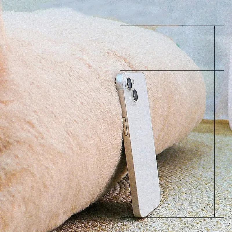 Cama de lujo para gatos, sofá cálido de invierno, nido para mascotas, para perros pequeños y medianos, cómoda cama de felpa para cachorros, suministros para mascotas