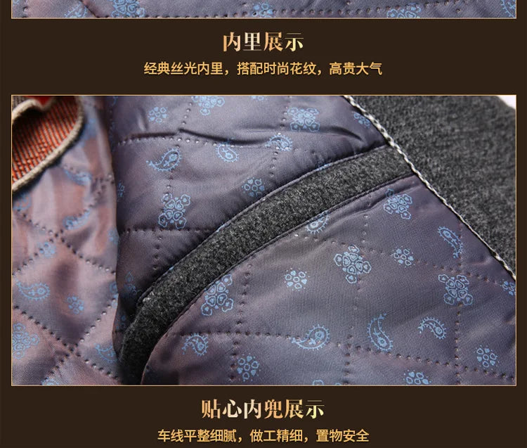 Abrigo de lana grueso con cuello tipo bufanda para hombre, ideal para otoño/invierno. Chaqueta de lana de alta calidad, estilo moderno y corte medio.