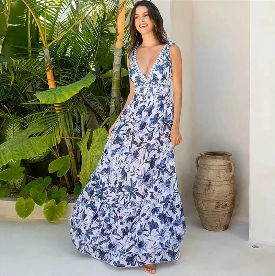 Traje de baño de una pieza con estampado floral sexy para mujer, traje de baño moderno, monokini sensual, ropa de playa, ropa deportiva cómoda
