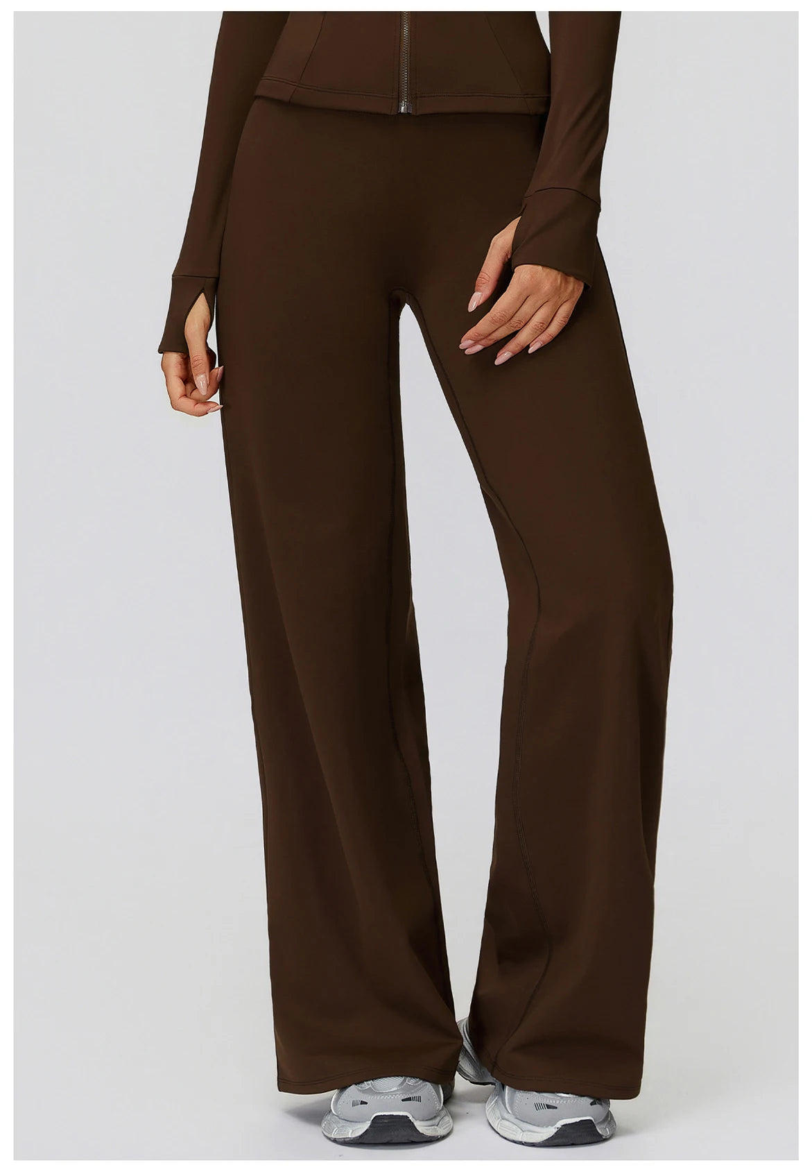 Women High Waist Wide Leg Pants Leggings Fitness Bell-bottoms Yoga Flared Leggings Push Up Gym Workout Flared Pants Sportswear