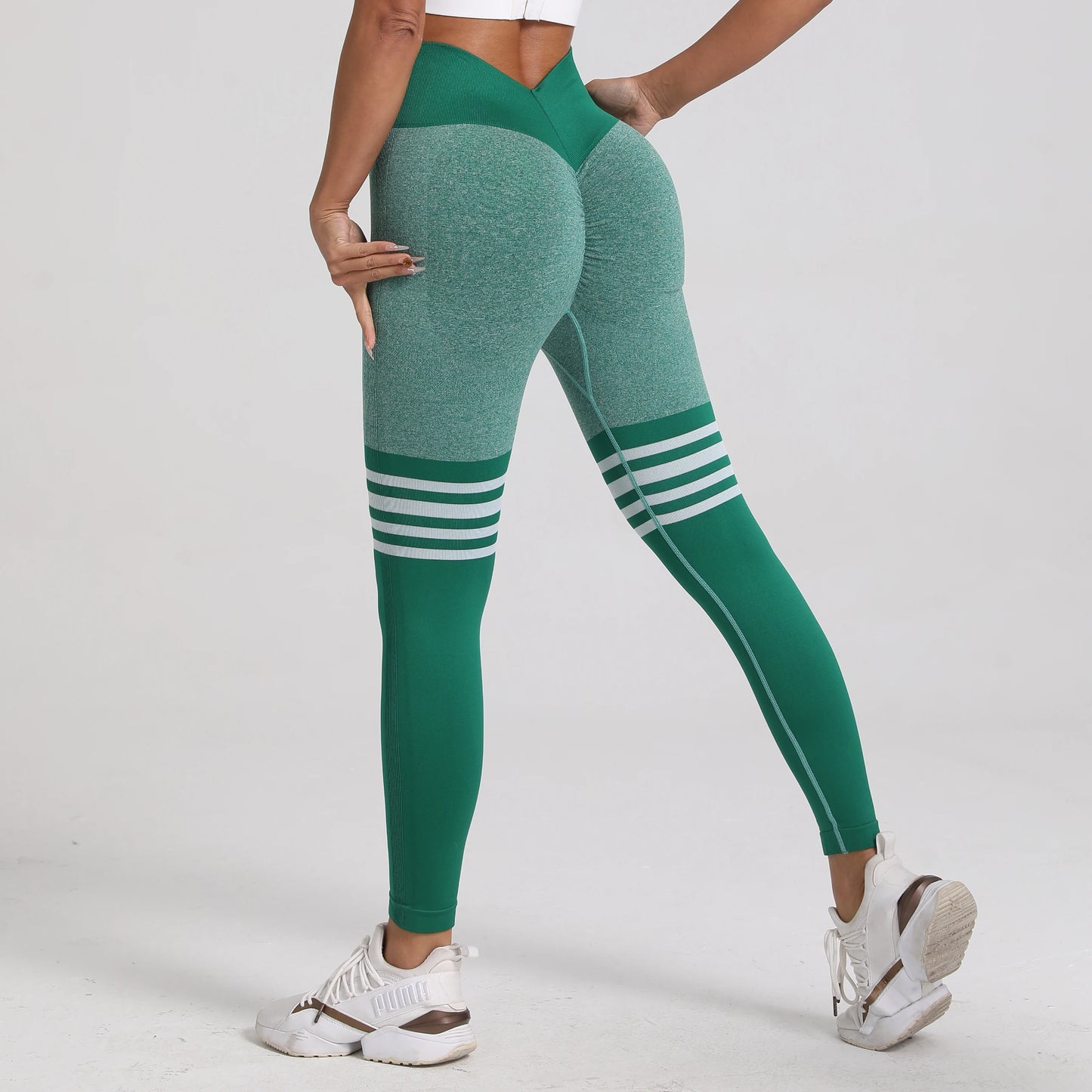Leggings deportivos para mujer, para gimnasio, fitness, entrenamiento, con cintura alta elástica, efecto push-up, mallas de yoga, tallas S-XL.
