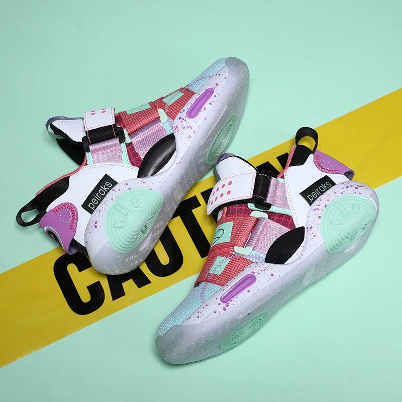 Zapatillas de baloncesto para niños y niñas, antideslizantes, ligeras, para exteriores, 2025