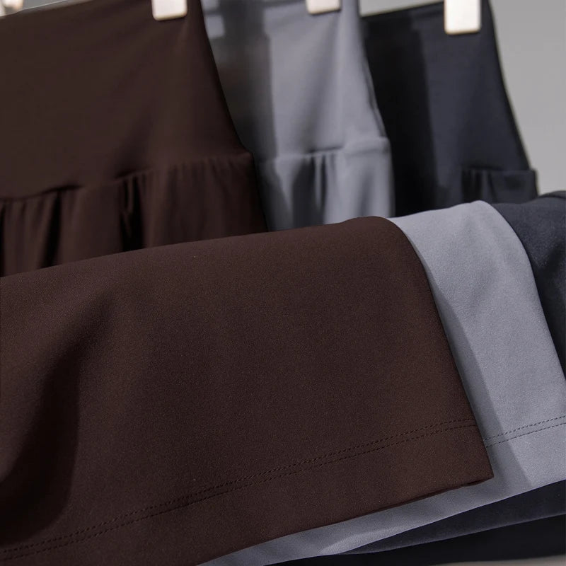 Pantalones de pierna ancha para mujer VITALINOVO, sin bolsillos, cintura alta, elásticos, holgados, tipo chándal, sensación de desnudez, informales, para estar en casa, yoga o entrenamiento, estilo palazzo.