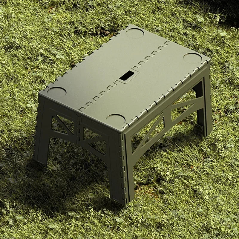 Mesa plegable para exteriores, taburete plegable de viaje, mesas resistentes y ligeras, escritorio portátil para picnic, escritorios prácticos y sencillos para acampar.