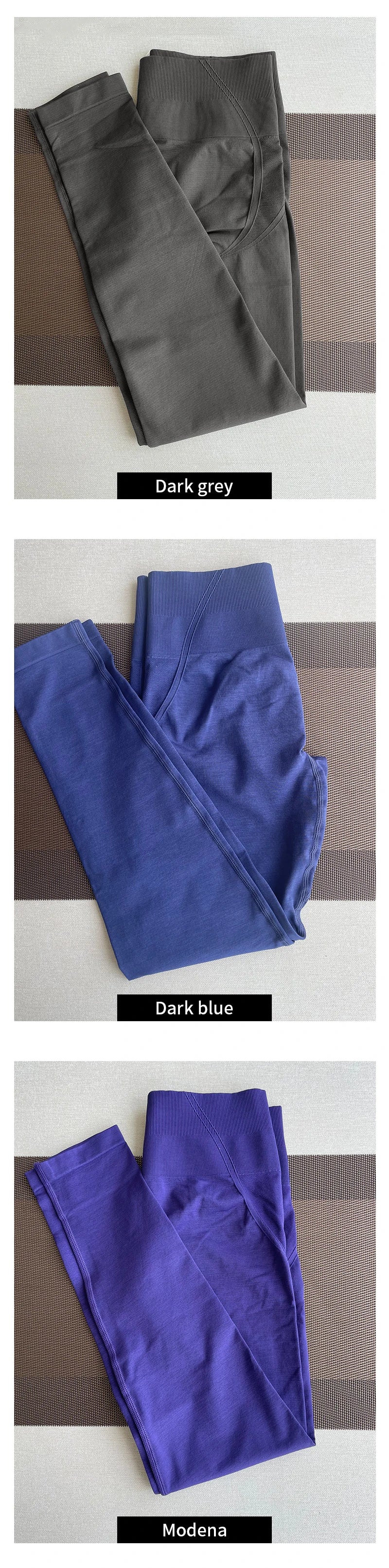 Pantalones deportivos ajustados sin costuras TKITK, leggings de gimnasio para mujer, pantalones de yoga suaves de cintura alta, ropa deportiva para fitness.