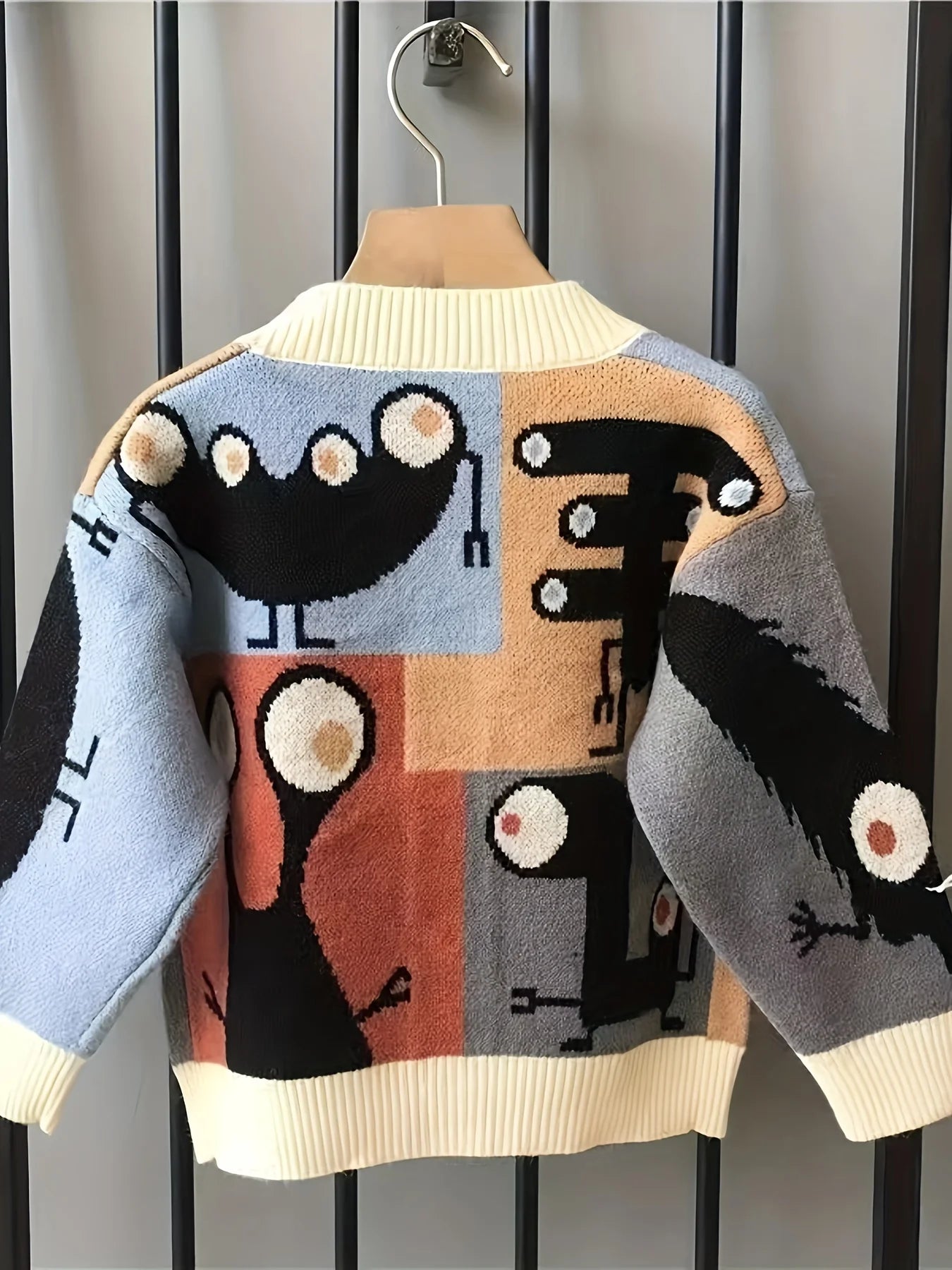 Ropa para niños, prendas de abrigo para niños, otoño e invierno, nuevas prendas de punto, tops de dibujos animados, cárdigans, prendas de abrigo para niños de estilo coreano.