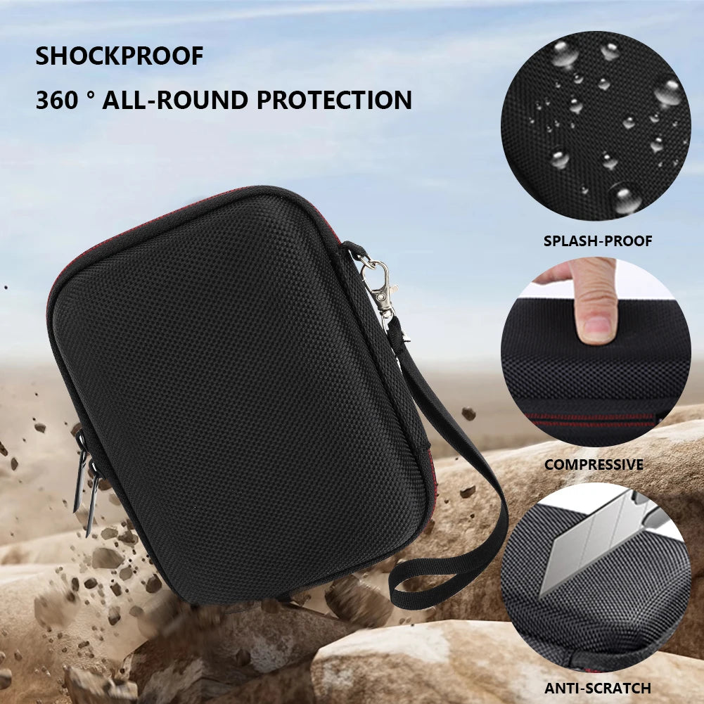 Estuche para consola de juegos portátil R36S, funda de transporte para Anbernic RG35XX, RG353V y RG353VS, bolsa rígida de viaje portátil, accesorios para juegos.