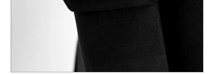 Abrigo de lana de alta calidad para jóvenes, cálido, informal, extralargo, cruzado, grueso, tallas grandes S-7XL 8XL 9XL