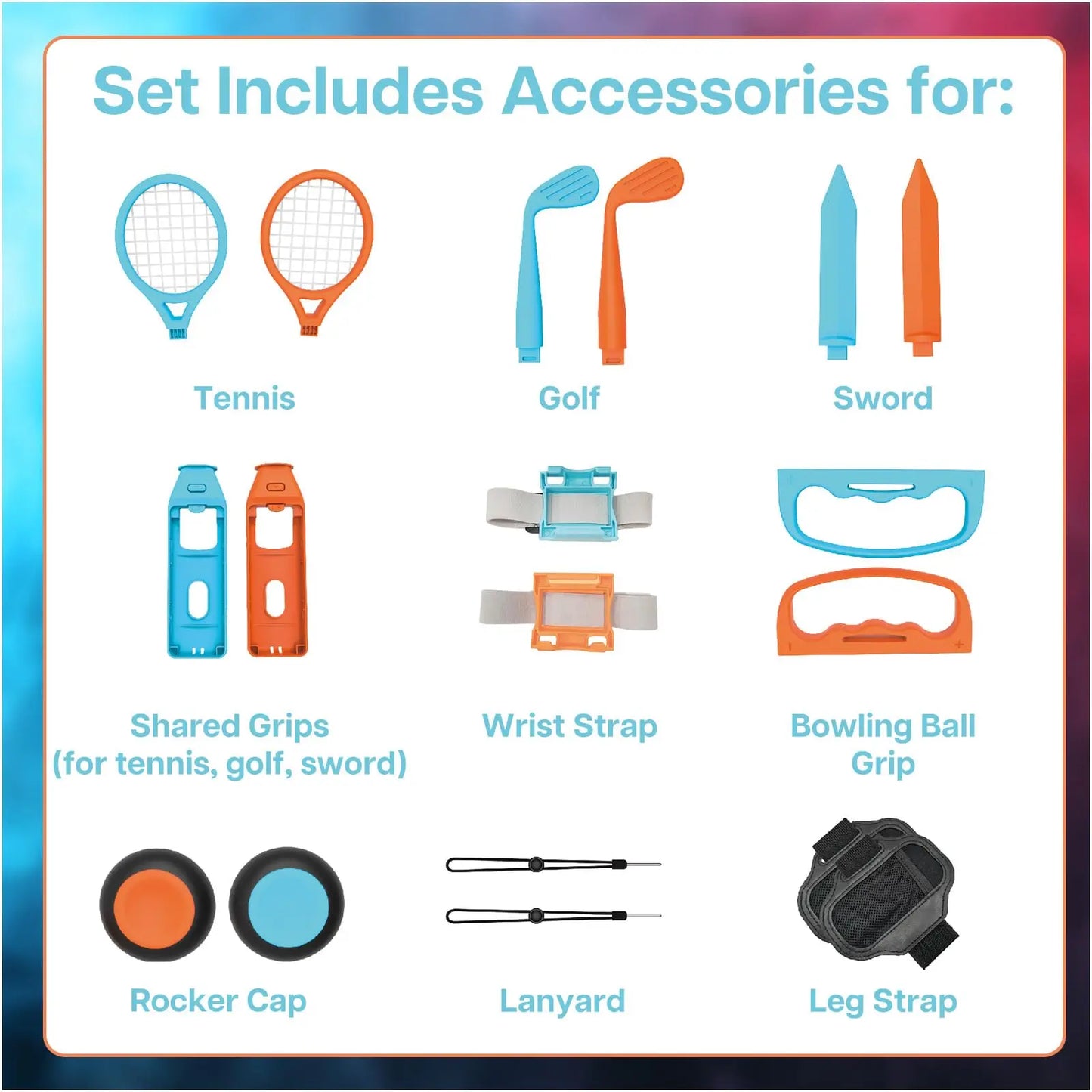 Paquete de accesorios deportivos para Switch
