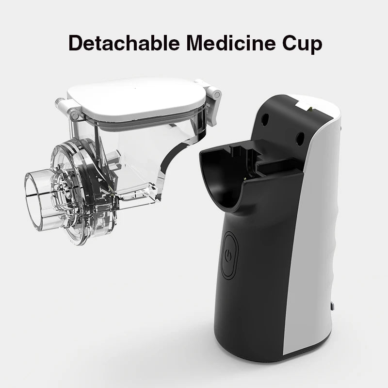 Nebulizador silencioso portátil médico, miniinhalador de mano para niños, atomizador para adultos, nebulizador de malla, nebulizadores para asma.