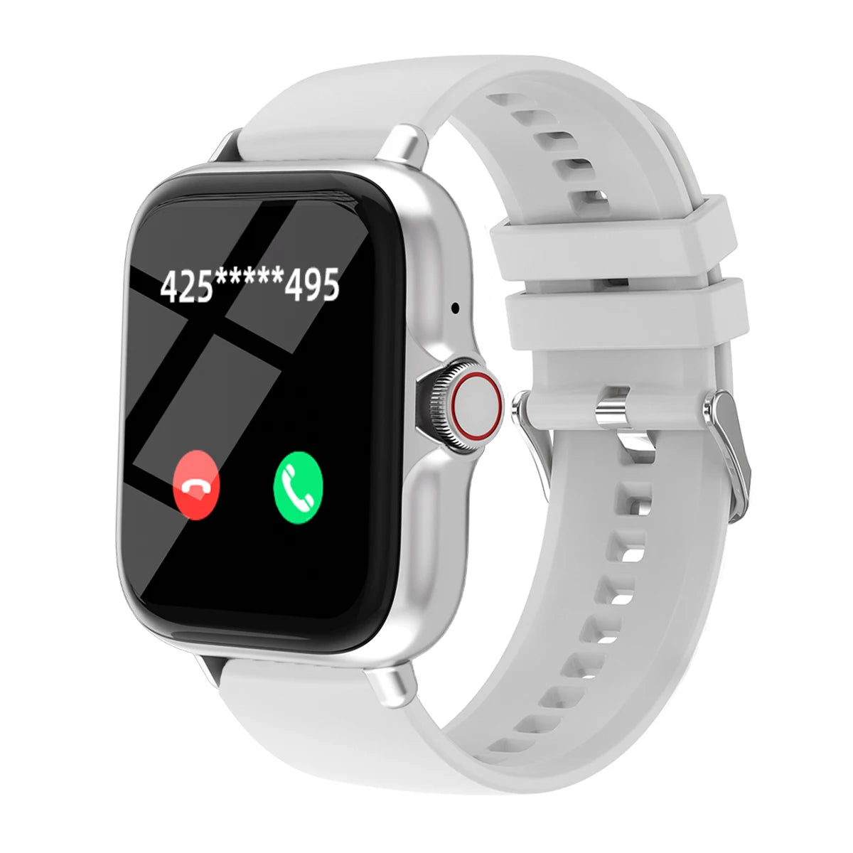Reloj inteligente deportivo para hombre y mujer, resistente al agua, de 1,83 pulgadas, con función de respuesta a llamadas, podómetro, alertas de información y sueño.