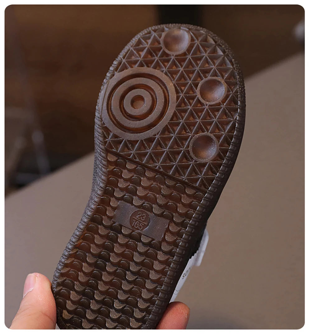 Zapatillas deportivas de moda para niños, de piel sintética, ergonómicas, con suela blanda, tenis para niño y niña.