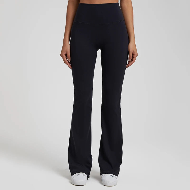 Buttery Soft High Waist Flare Leggings No Front Seam Workout Yoga Flared Pants Full Length Gym Sport Leggings Women Tights
