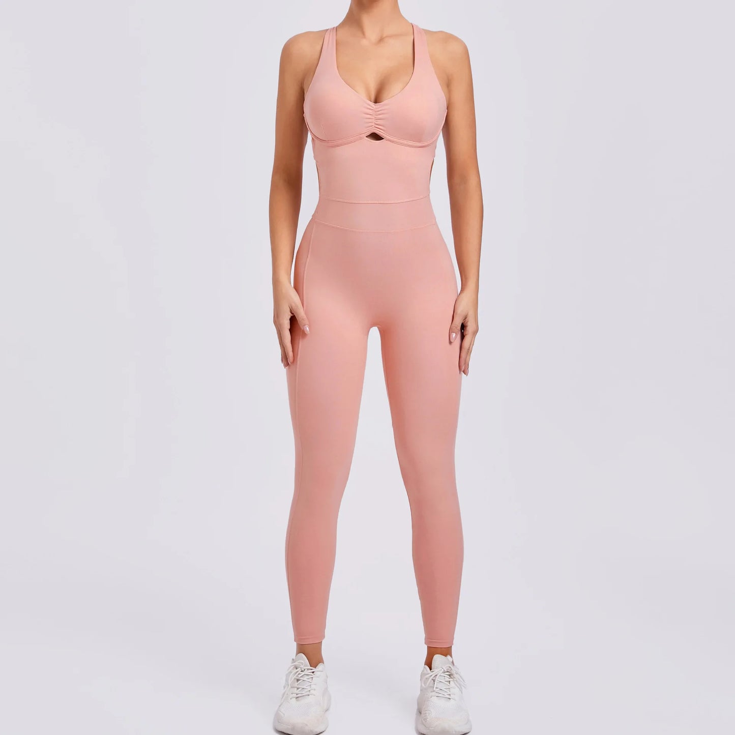 Conjunto de Yoga, Traje de una Pieza para Mujer, Ropa Deportiva Push Up, Ropa de Yoga sin Espalda, Ropa Deportiva Activa, Conjunto de Fitness, Mono de Gimnasio para Mujer.
