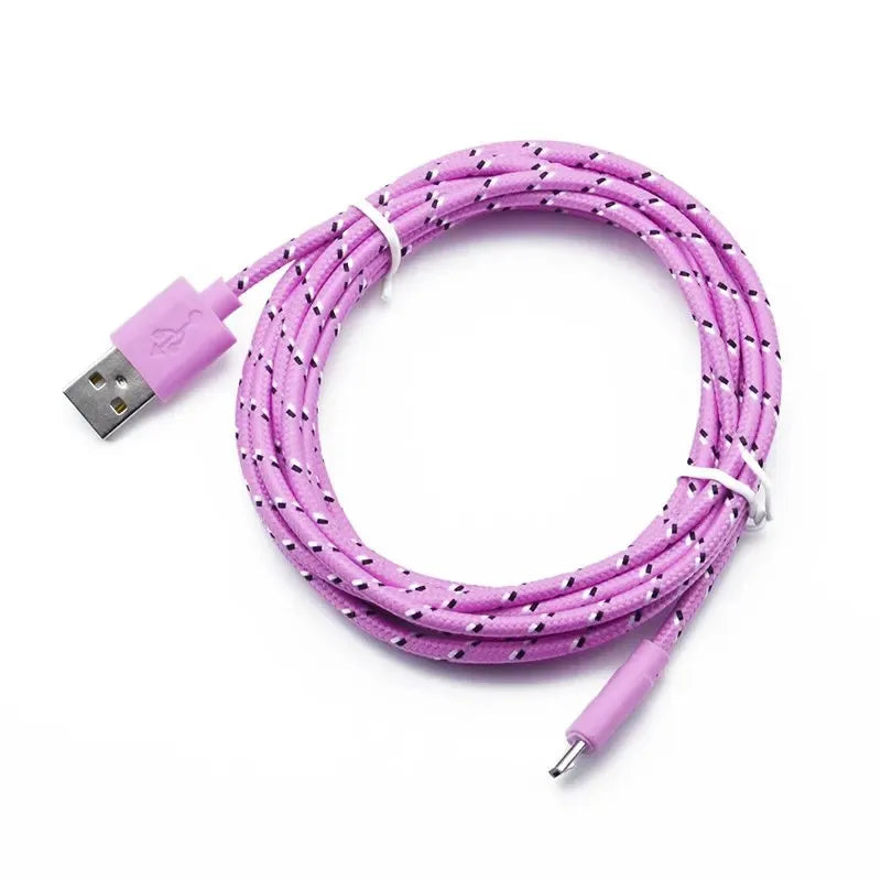 Cable micro USB Olaf de carga rápida USB A a micro USB, cable de datos para cargador de teléfono móvil Samsung, Huawei y Xiaomi (0,5 m-3 m)