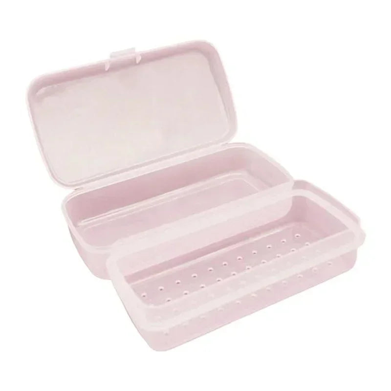 Bandeja esterilizadora de uñas, caja de desinfección, esterilización, limpieza de uñas, salón de manicura, implementos, desinfección, herramientas, equipo, limpiador de herramientas