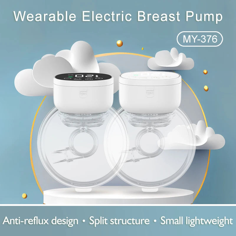 Extractor de leche portátil Suministros para madres y bebés Extractor de leche Ordeñadora de leche materna y máquina de ordeño Extractor de leche completamente automático