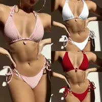 2025 Women Bikini Sexy Fashion Split Swimsuit Backless Beach Swimsuit