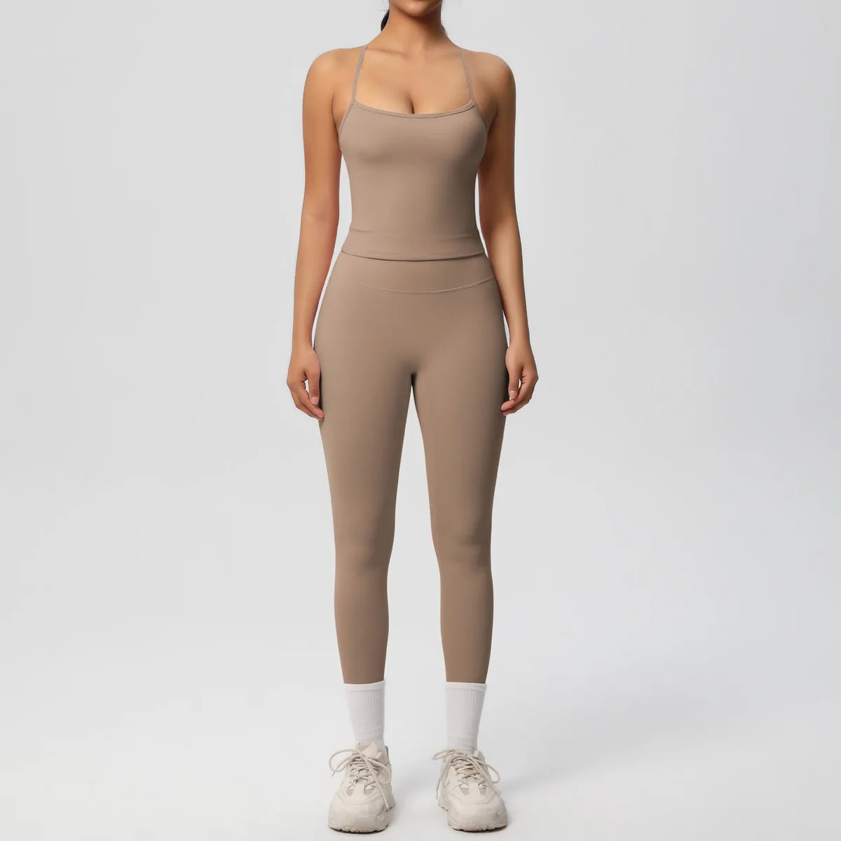 Conjunto de Ropa de Yoga para Mujer, Traje Deportivo, Ropa de Entrenamiento, Chaleco Deportivo sin Mangas, Conjunto de Gimnasio, Mono de Entrenamiento, Ropa Interior Deportiva, Ropa Deportiva