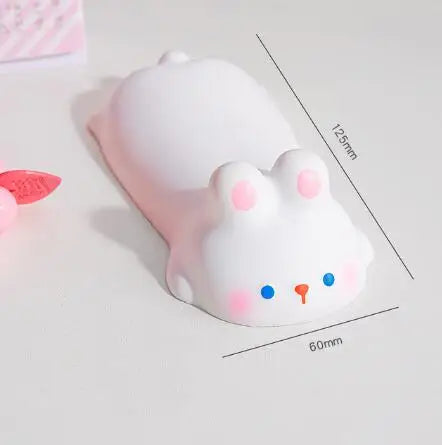 Nuevo y bonito reposamuñecas para ratón, reposabrazos ergonómico para ordenador portátil, juguetes blandos de crecimiento lento kawaii.