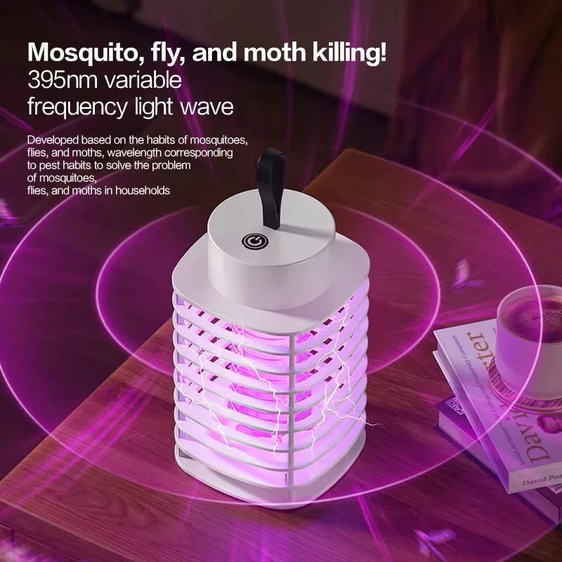 Lámpara antimosquitos Xiaomi, portátil, eléctrica, para moscas, insecticida, recargable por USB, silenciosa, para exteriores