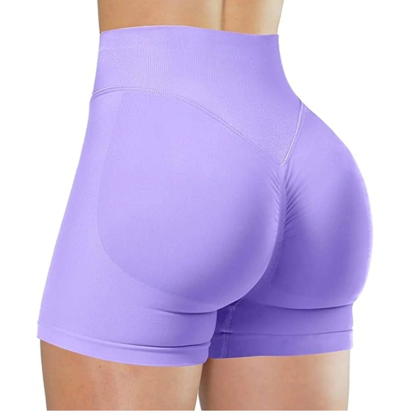 Pantalones cortos de yoga de cintura alta de verano, modernos y sexys, para correr y hacer ejercicio, leggings de yoga de color sólido.