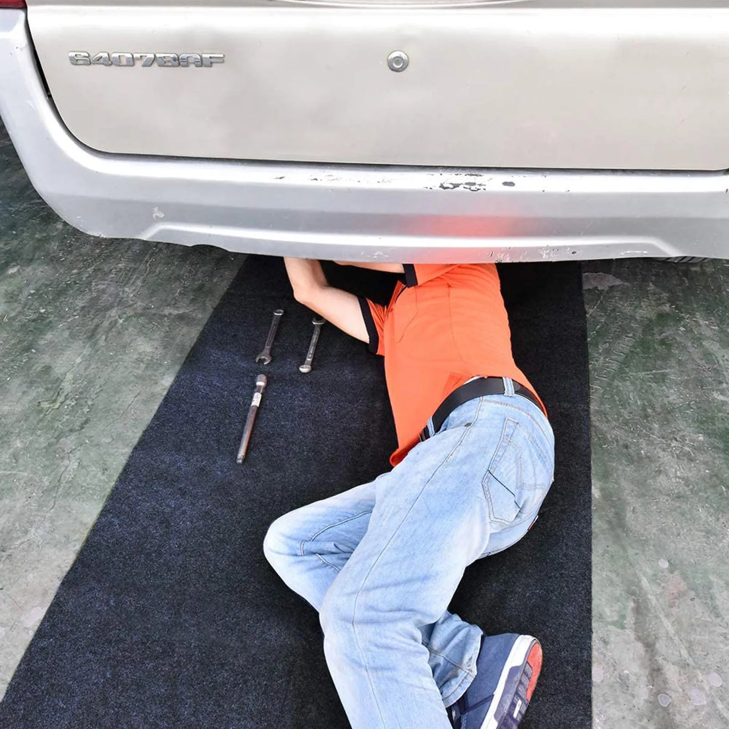 Alfombrilla de mantenimiento para coche, resistente al aceite, de fieltro, protectora, impermeable, para herramientas de garaje y suelo, alfombrilla para reparación de automóviles.