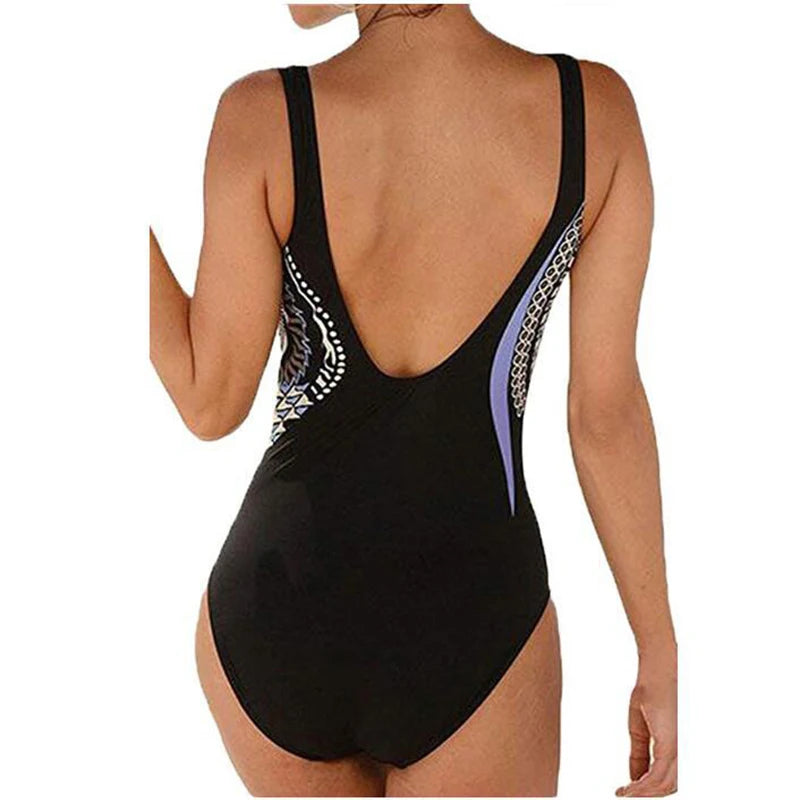 2024 One Piece Swimsuit Sexy Ruched Tummy Control Swimwear Women Vintage Solid Monokini Beachwear Female Bathing Suit Plus Size