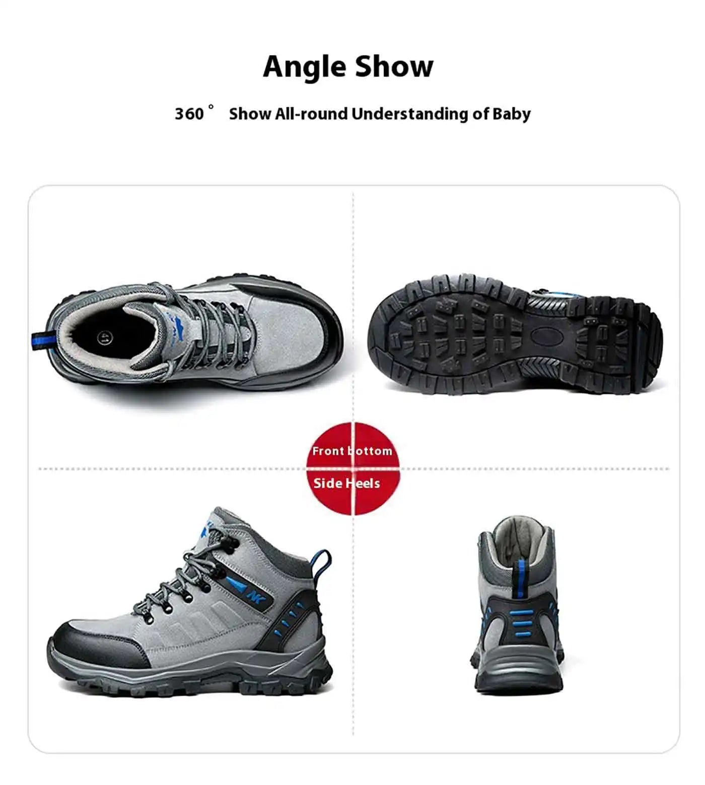 Los nuevos zapatos de protección laboral son anti-aplastamiento y anti-perforación, calzado cómodo y resistente para hombre, para otoño e invierno, ideal para la construcción.