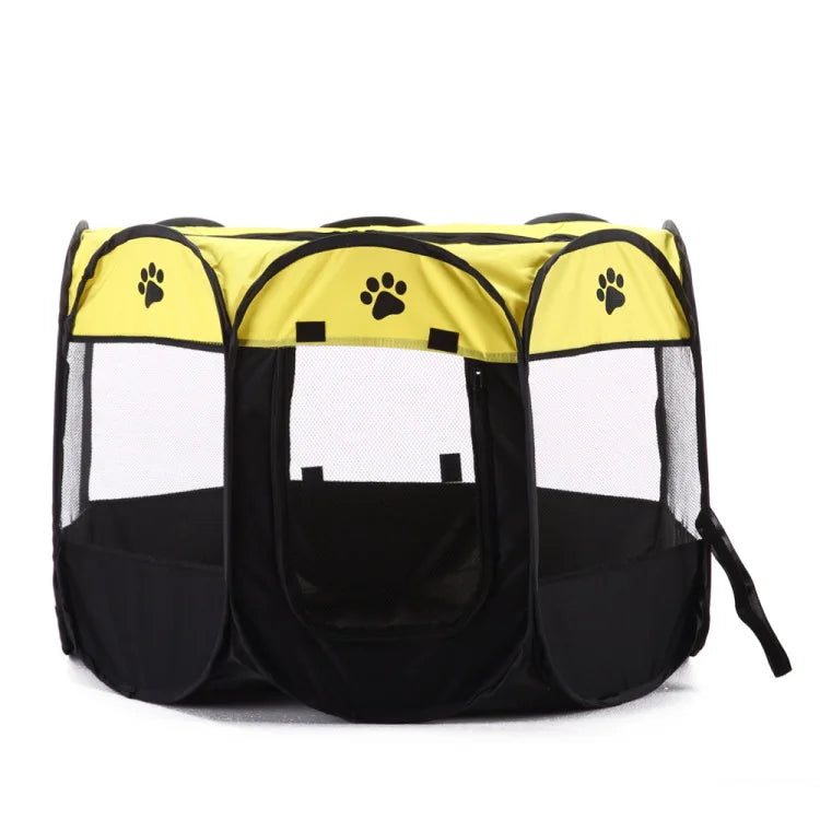 Tienda de campaña portátil y plegable para mascotas, fácil de usar, cerca octogonal, refugio para cachorros, fácil de usar, jaulas grandes para perros y gatos.