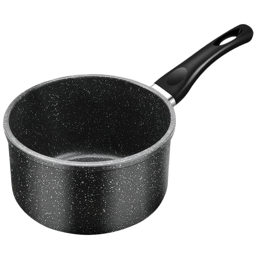 Cacerola antiadherente de 16/18/20 cm, apta para inducción, para cocinar espaguetis, calentar leche y hervir sopa.