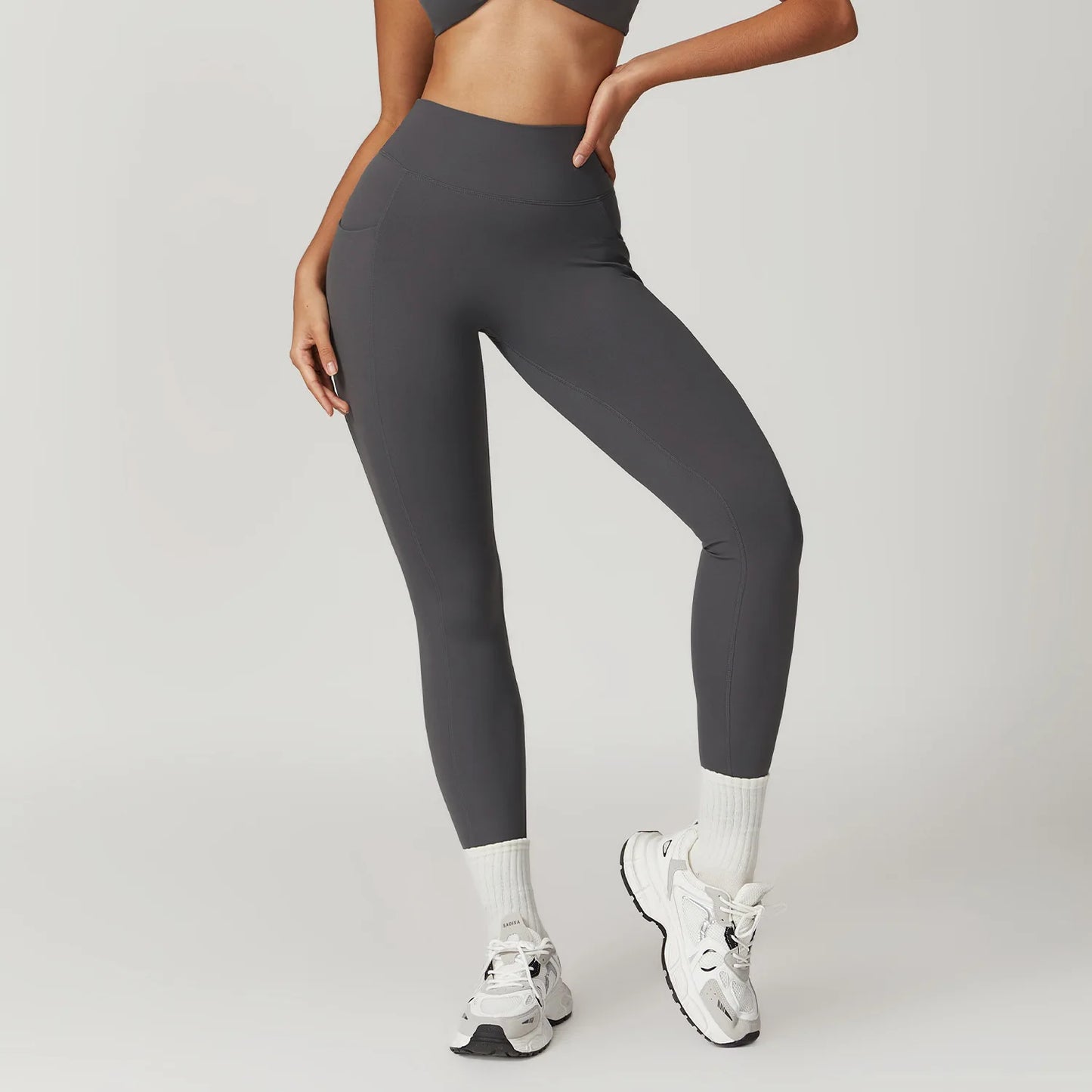 V-shaped Back Yoga Pants High Waist Leggings Gym Workout Tights Sport Women Fitness Female Legging Tummy Control Running Tights