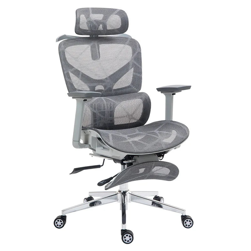 Oficina Computadora de casa Cómoda malla hueca sedentaria Personal de oficina Cintura reclinada ergonómica